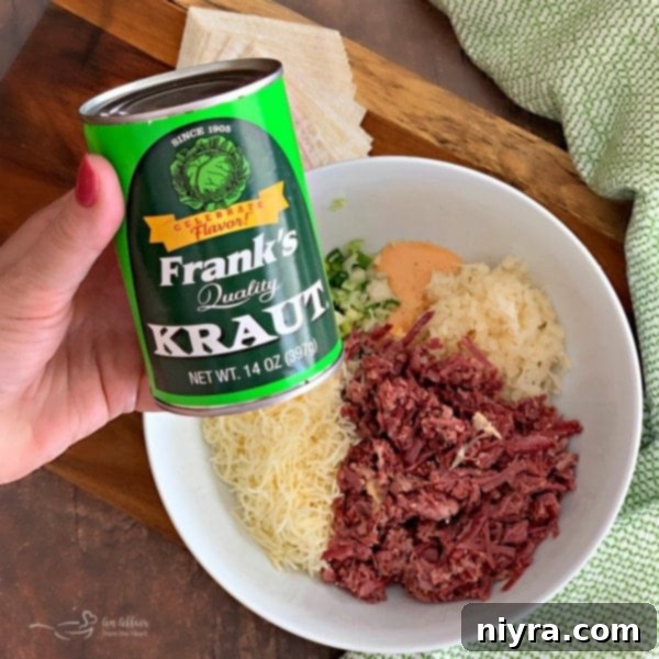 Golden Reuben Wontons 6 Reuben Wonton Purses