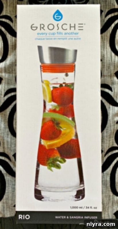 Grosche Water and Sangria Infuser Pitcher