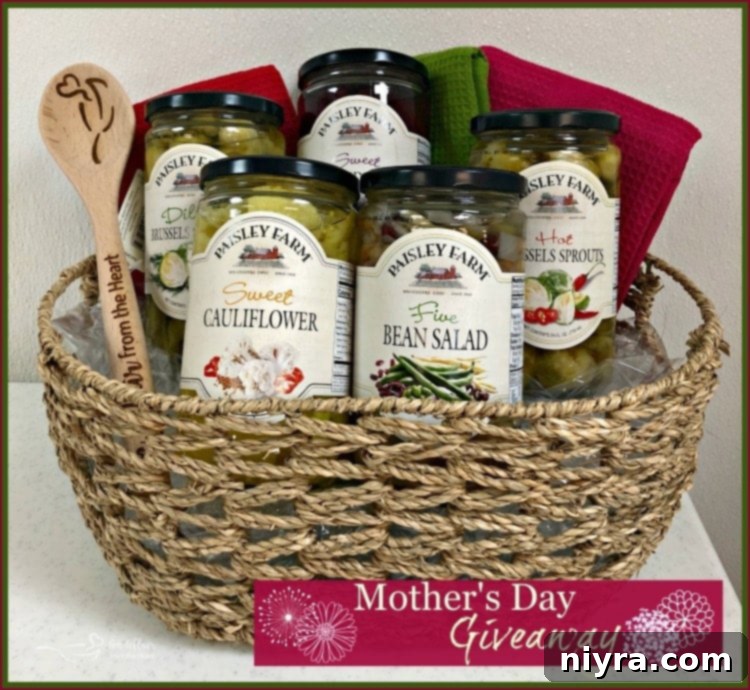 Zingy Flatbread with Pickled Crunch 4 Paisley Farm Giveaway