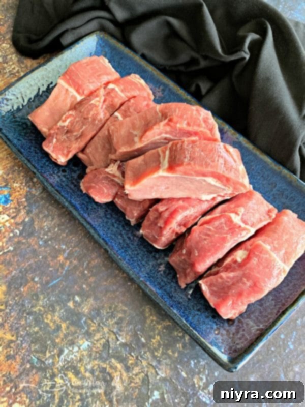 Tender Instant Pot Dr Pepper BBQ Pork Ribs 5 Boneless country style pork ribs prepped for Instant Pot