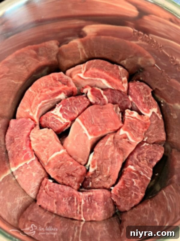 Tender Instant Pot Dr Pepper BBQ Pork Ribs 6 Instant Pot Dr. Pepper BBQ Pork Ribs being prepped in pressure cooker