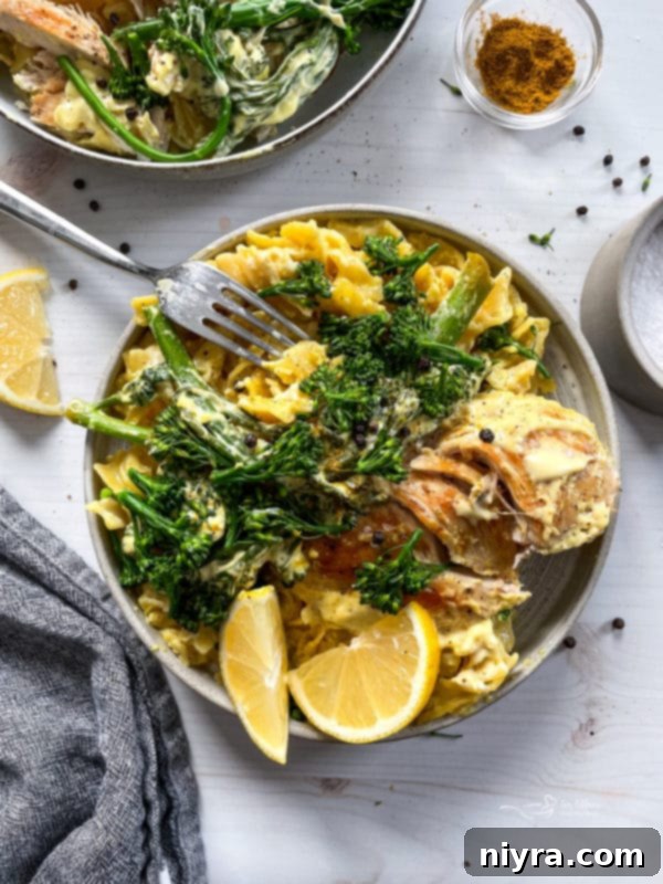 Served Chicken Divan casserole with a full spread