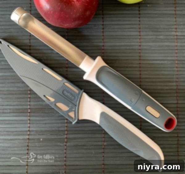 Zyliss knife and apple corer