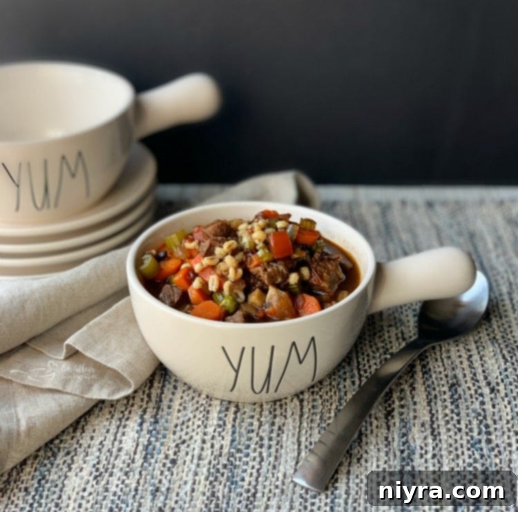 Instant Pot Vegetable Beef Soup