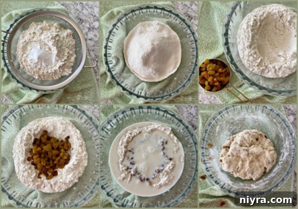 Irish Soda Bread 5 Irish Soda Bread Prep Collage