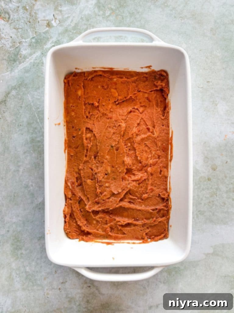 Cooked and shredded chicken, ready for the casserole mixture.