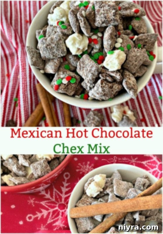 Mexican Hot Chocolate Chex Mix - An Affair from the Heart