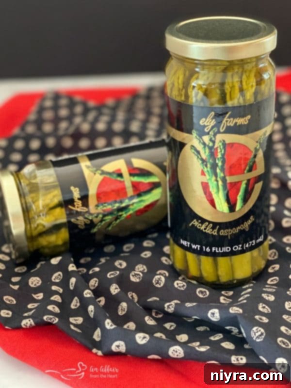 Ely Farms Pickled Asparagus product jar
