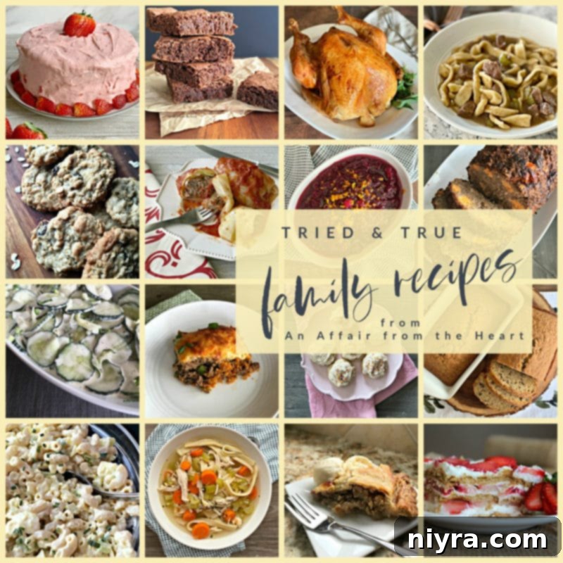 A collection of beloved family recipes.
