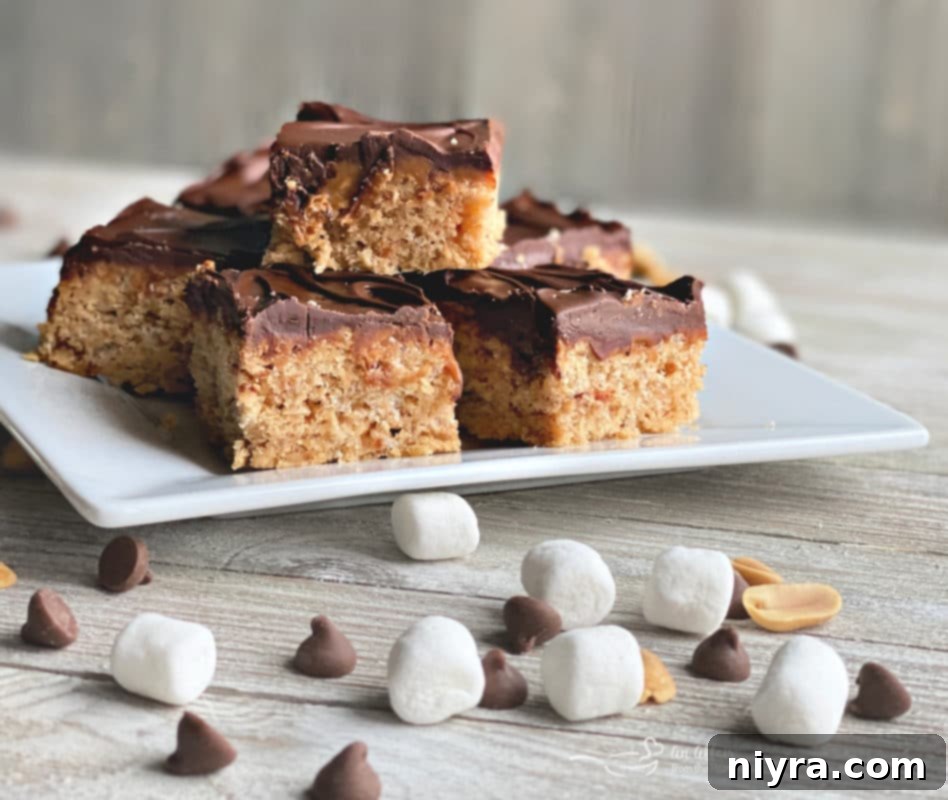 Delicious Homemade Whatchamacallit Bars with three distinct layers