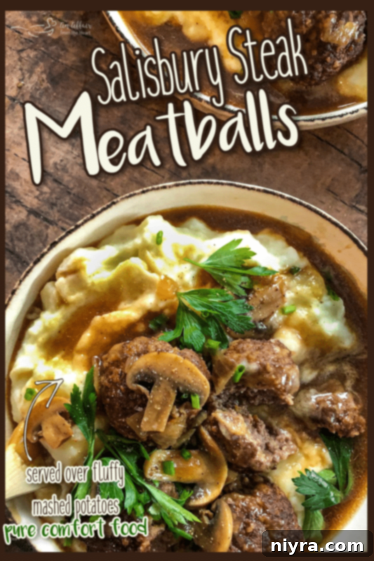 Salisbury Meatballs 7 Pin for Salisbury Steak Meatballs recipe