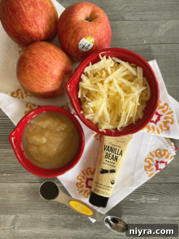 Caramel Apple Tea Cake drizzled with caramel sauce