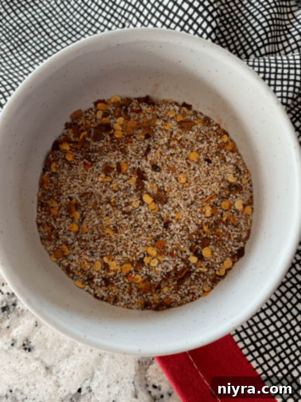 Pork butt seasoned with dry rub