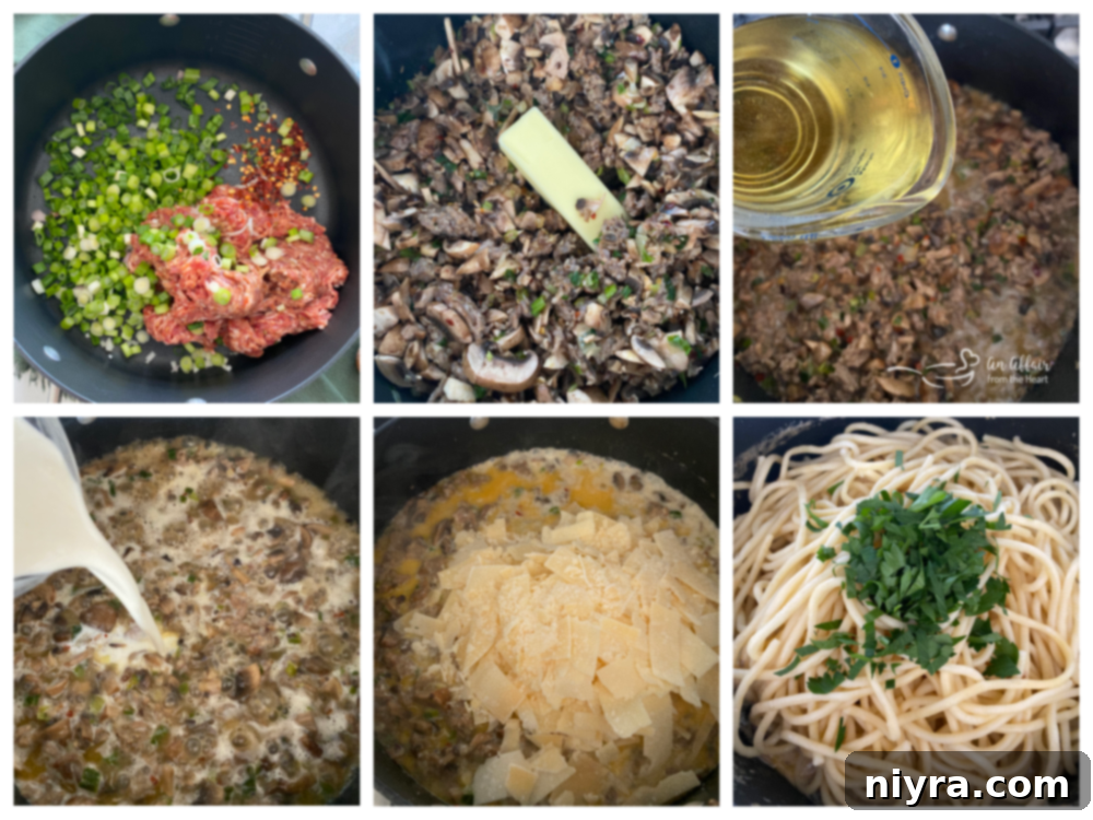 Instructions for Italian bucatini pasta with Italian sausage