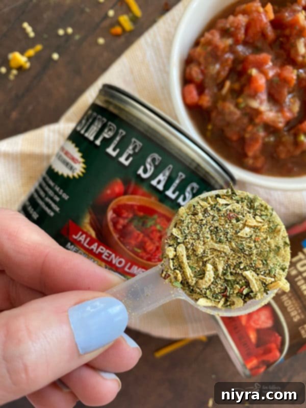 A bowl of fresh salsa made with J&R Simple Salsa mix.