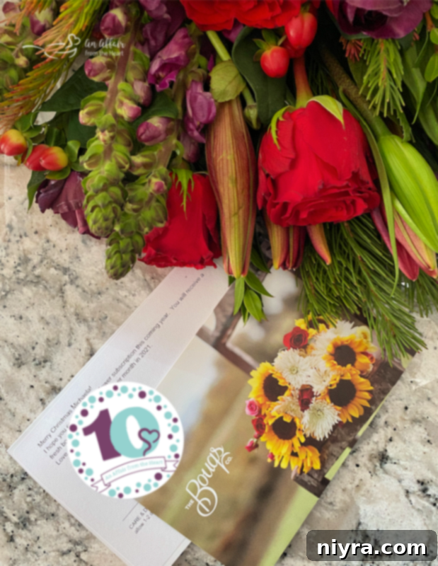 Bloomed Russian Delight 20 The Bouqs Co. logo, representing high-quality, sustainably sourced flowers.