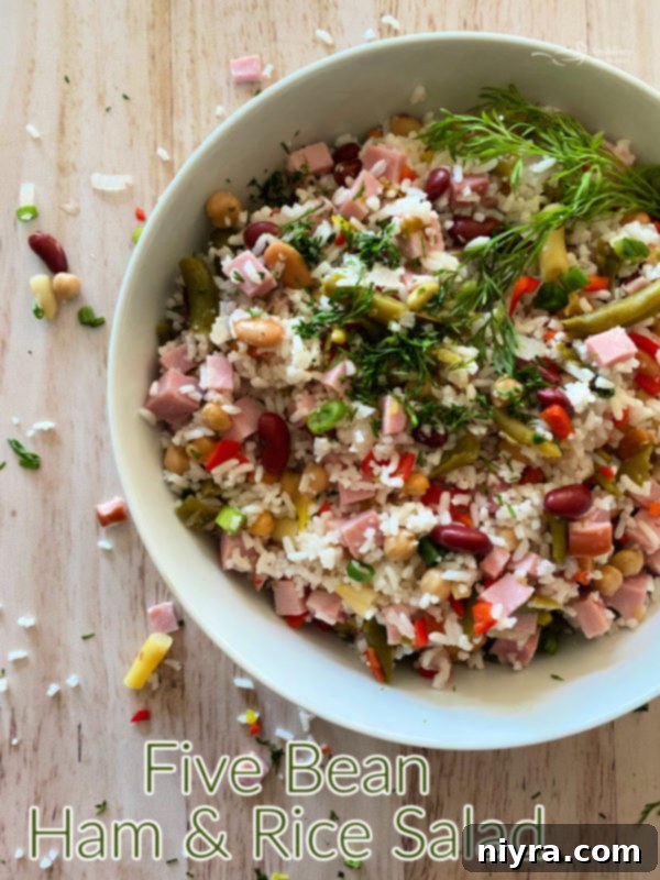 Fresh ingredients and Paisley Farm Five Bean Salad jar