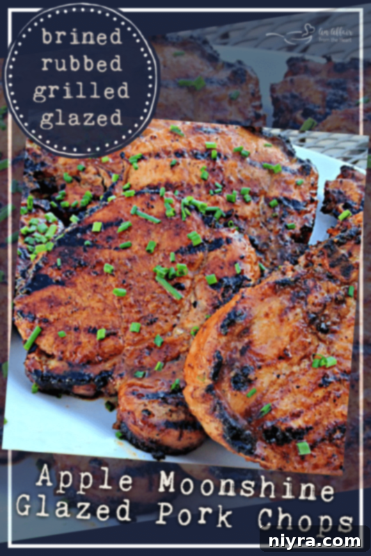 Succulent Apple Moonshine Glazed Pork Chops 10 Grilling instructions for Apple Moonshine Glazed Pork Chops