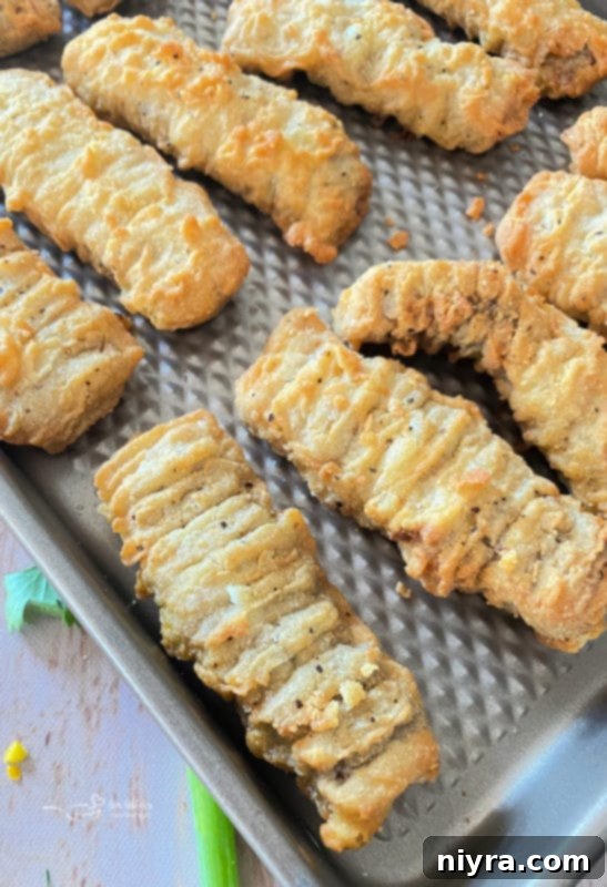 Southwest Steakhouse Salad 10 top view of frozen steak bites on tray
