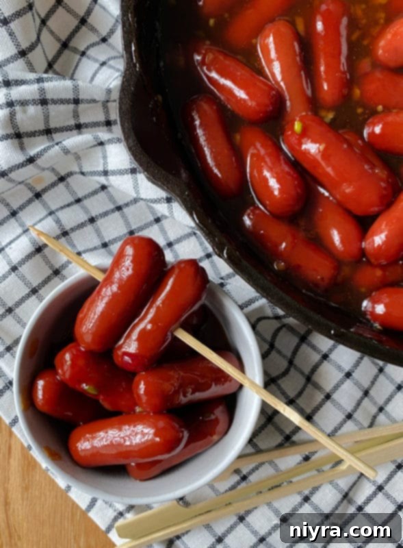 Dorothy's BBQ Little Smokies ready to serve