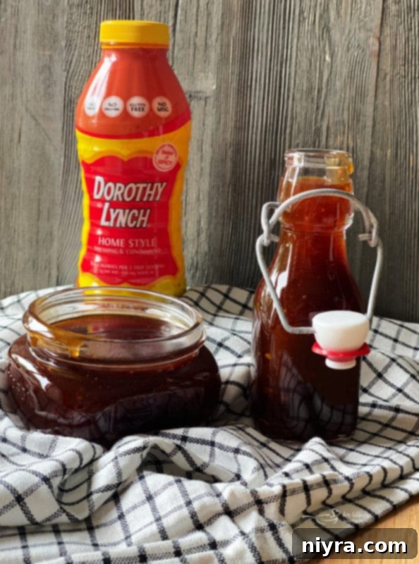 Ingredients for Dorothy Lynch BBQ Sauce