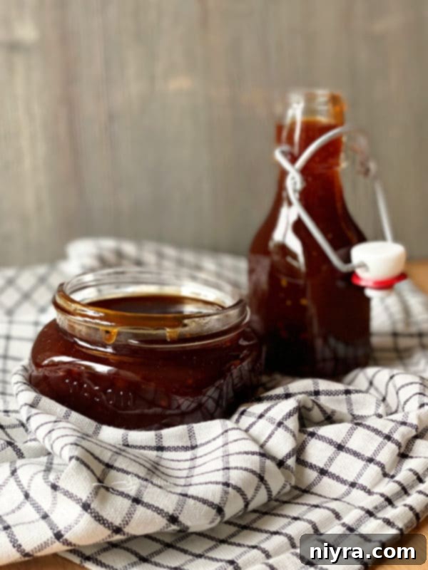 Cooking Dorothy Lynch BBQ Sauce in a saucepan