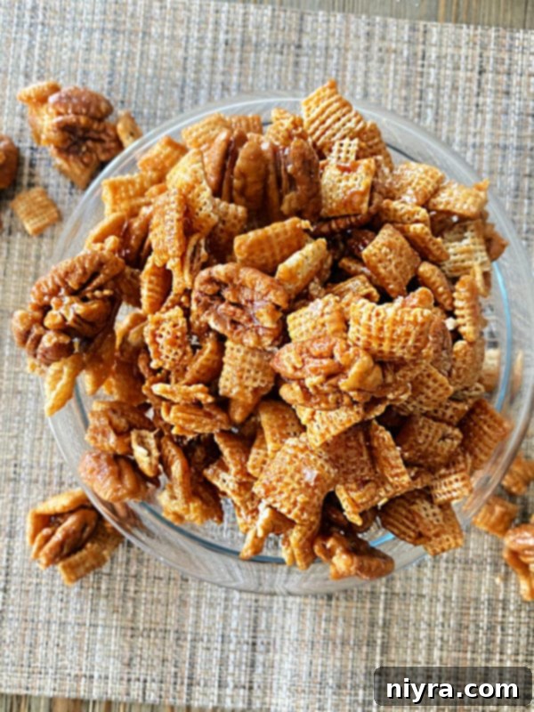 Delicious Caramel Pecan Clusters, perfect for fall and holidays