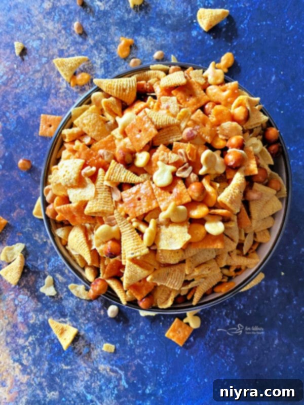Image of a 'Touchdown Snack Mix', another delicious snack idea for gatherings.