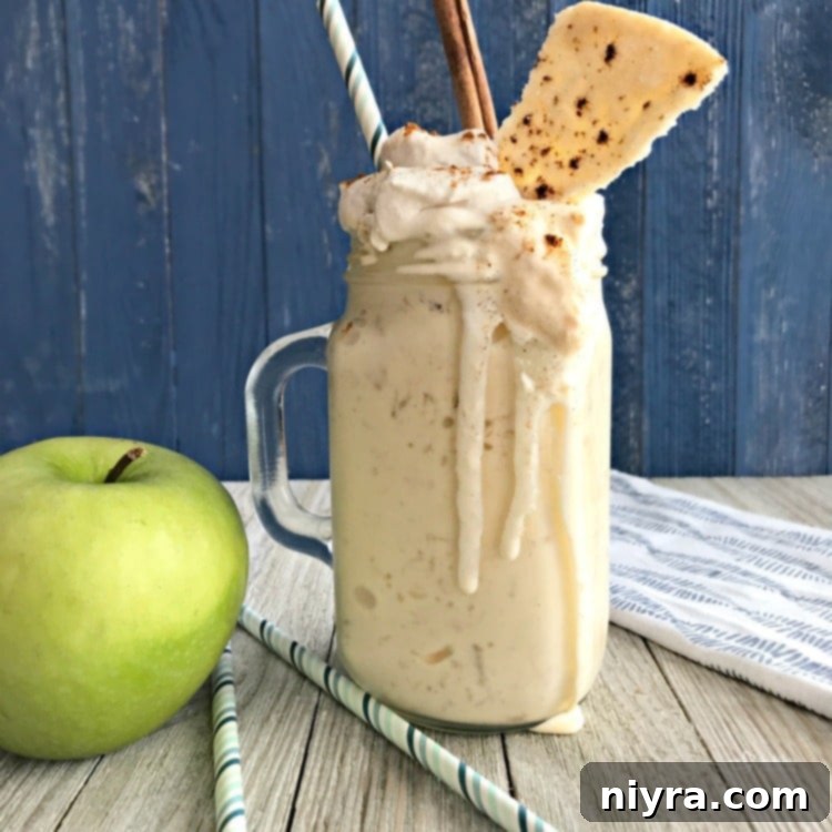 Copy Cat Dairy Queen Apple Pie Blizzard side view