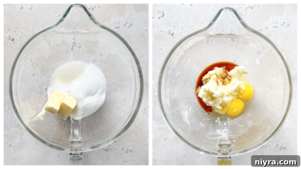 Brownie batter in a baking pan