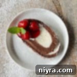 Ice cream jelly roll cake