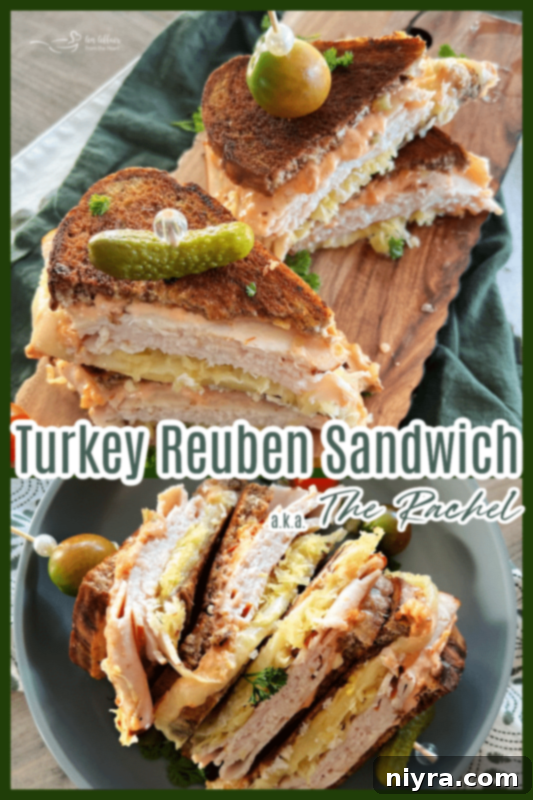 Pin it for later: Turkey Reuben Sandwich