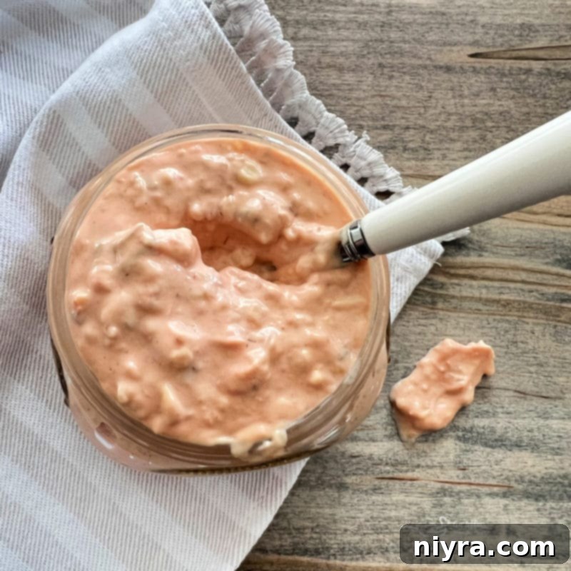 Homemade Thousand Island Dressing in a bowl