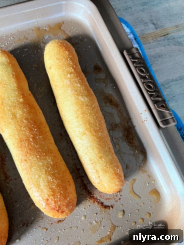 Close-up of golden brown Olive Garden Breadsticks fresh out of the oven