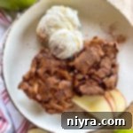 fresh apple cake with apple slices