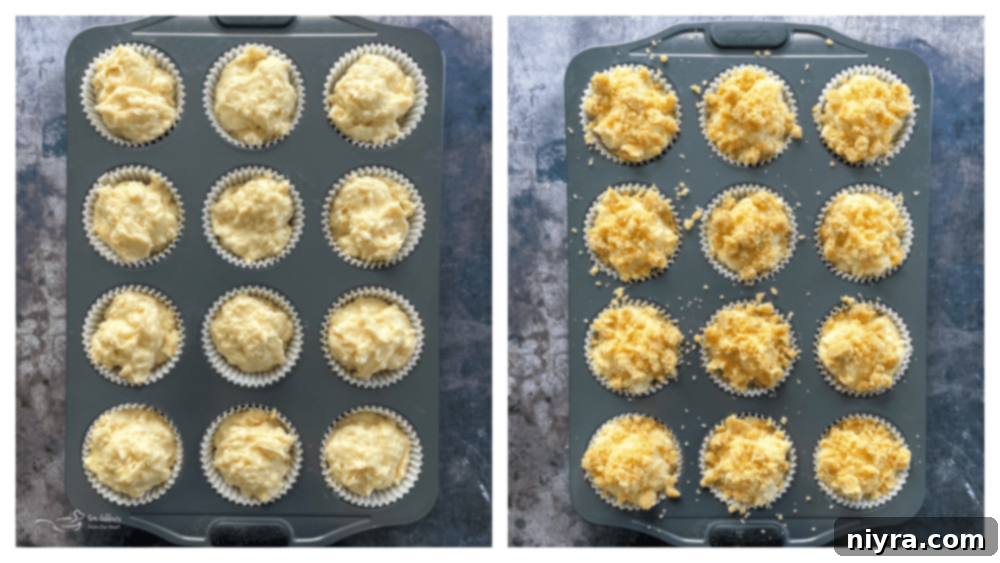 Prepping the Muffins