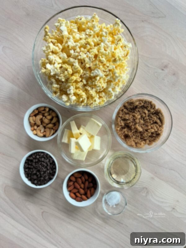 Ultimate Homemade Caramel Chocolate Nut Popcorn 7 A cute Golden Retriever puppy named Moose, inspiring the recipe's name