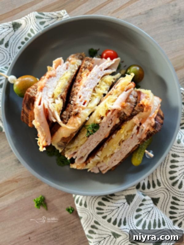 New Orleans Iconic Muffuletta 14 A delicious Turkey Reuben Sandwich
