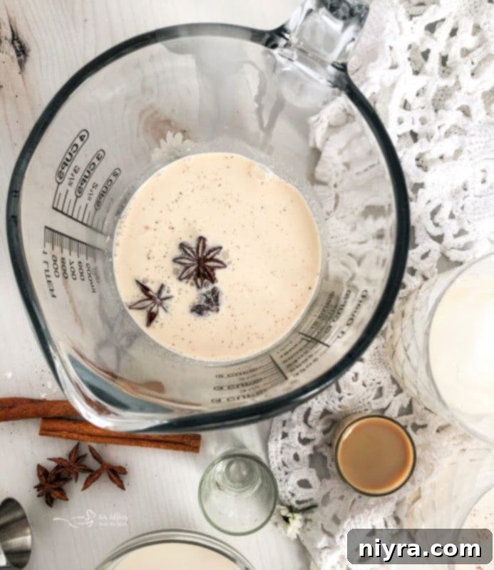 making White Russian Cocktail