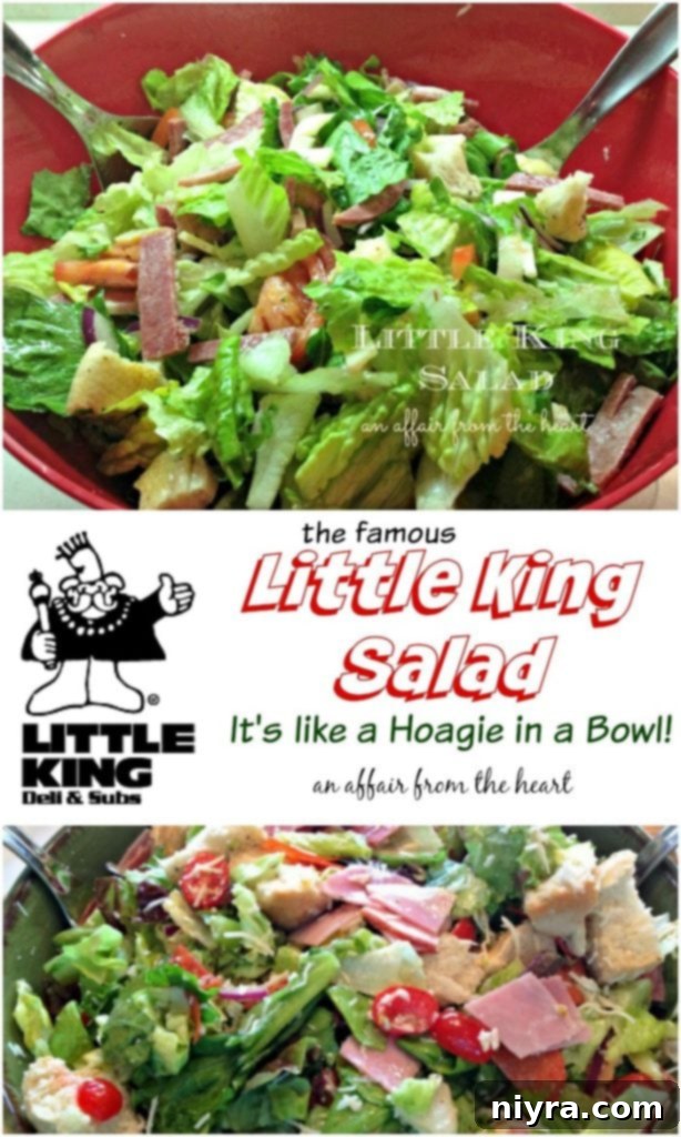 A vibrant and fresh Little King Salad in a rustic bowl