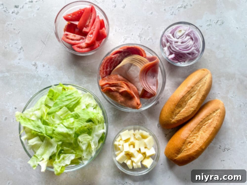 Preparation of Little King Salad ingredients