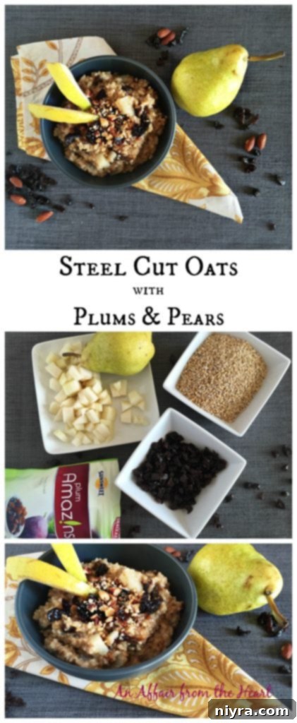 Harvest Plum and Pear Steel Cut Oatmeal 5 Steel Cut Oatmeal with Plum and Pears