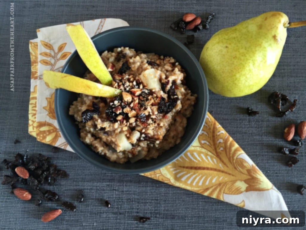 Harvest Plum and Pear Steel Cut Oatmeal 6 Steel Cut Oatmeal with Plum and Pears