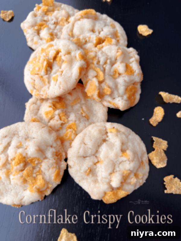A spread of cornflake crispy cookies, perfect for sharing