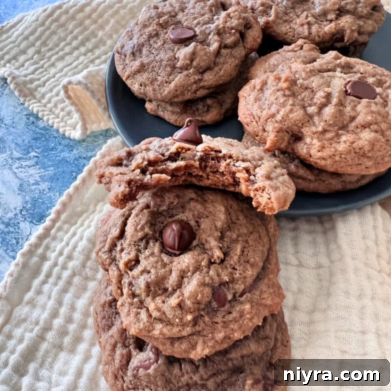Bailey's Chocolate Chip Cookie dough balls on a baking sheet