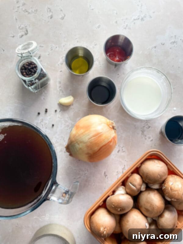 Mushroom Smothered Salisbury Steak 5 Ingredients for Salisbury Steak Patties