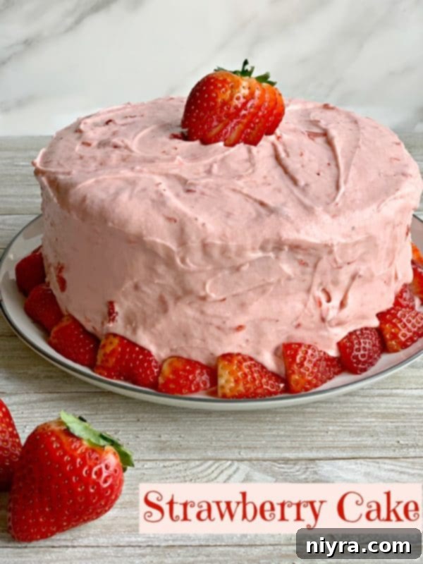 Luscious Strawberry Delight 10 Strawberry Cake