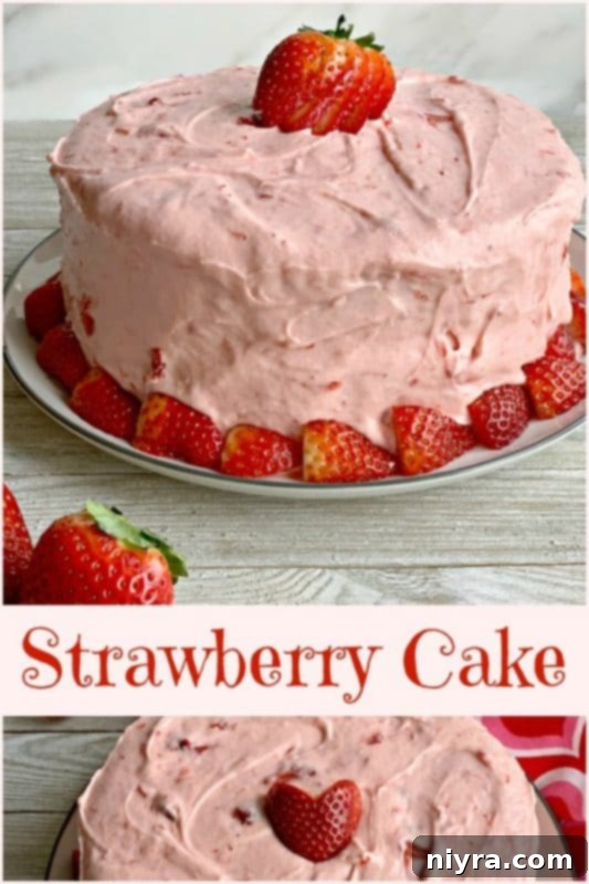 Luscious Strawberry Delight 3 Strawberry Cake - An Affair from the Heart