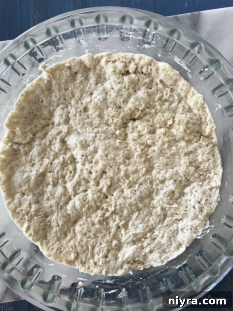 No-Knead Dutch Oven Bread prep with ingredients