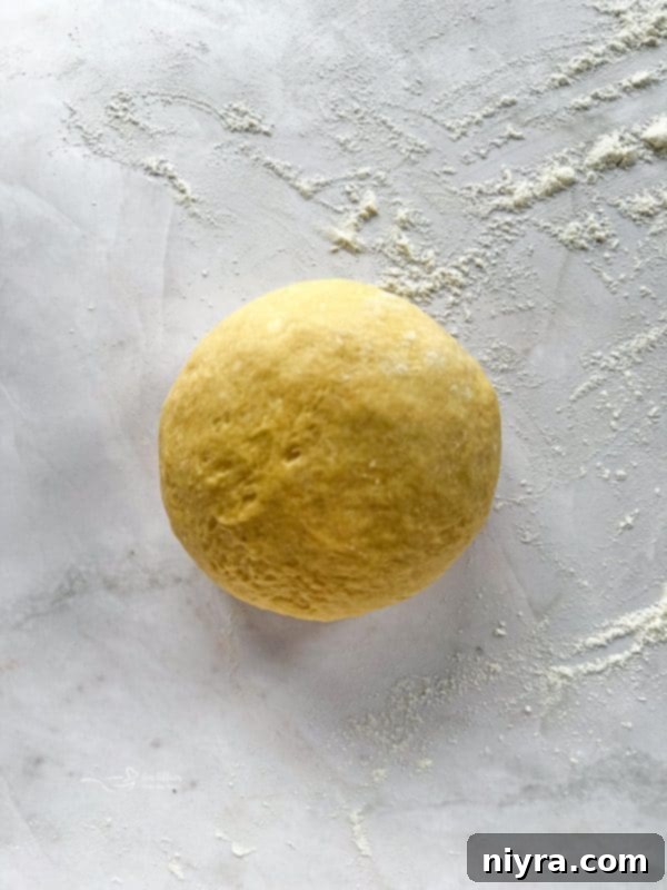 Warm Cinnamon Pull Apart Delight 10 Smooth, kneaded dough ball resting